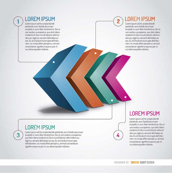 Infographic Arrow Heads Free Vector 600x602 Infographic Arrow Heads Free Vector