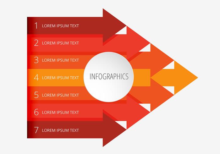 Arrow Infographic Free Vector Art 700x490 Arrow Infographic Free Vector Art