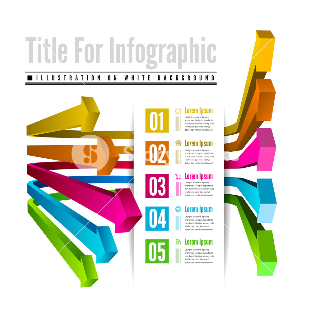 Infographic Options With Color Arrow Vector Illustration Royalty 1000x1000 Infographic Options With Color Arrow Vector Illustration Royalty