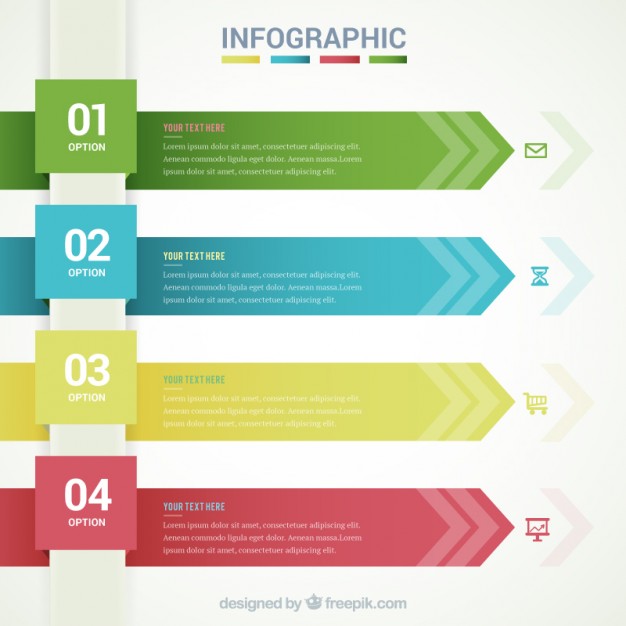 Infographic Template With Arrow Banners Vector Free Download 626x626 Infographic Template With Arrow Banners Vector Free Download
