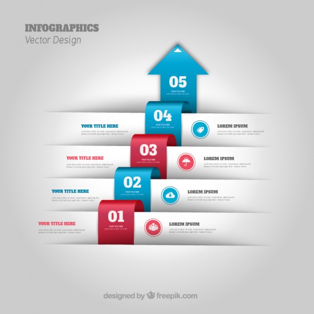 Process Infographic With An Arrow Vector Free Download 626x626 Process Infographic With An Arrow Vector Free Download