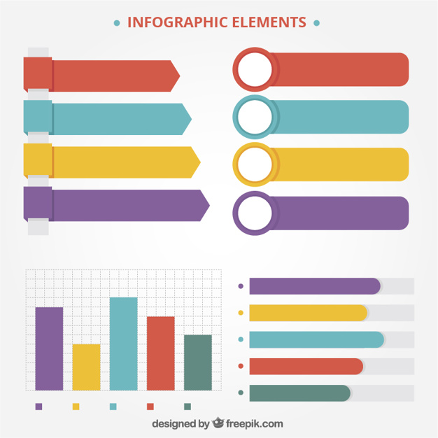 626x626 Great Infographic Elements With Variety Of Colors Vector Free