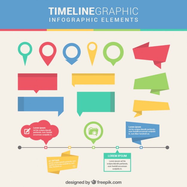 626x626 Timeline Infographic Elements Vector Free Download