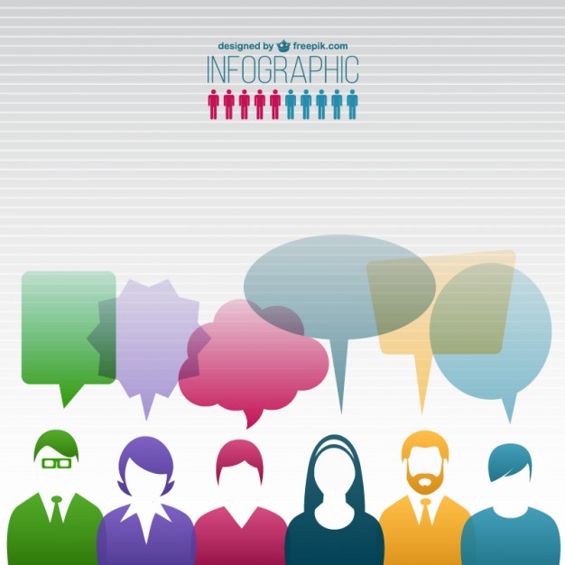 People Communication Infographic Vector Free Download 626x626 People Communication Infographic Vector Free Download