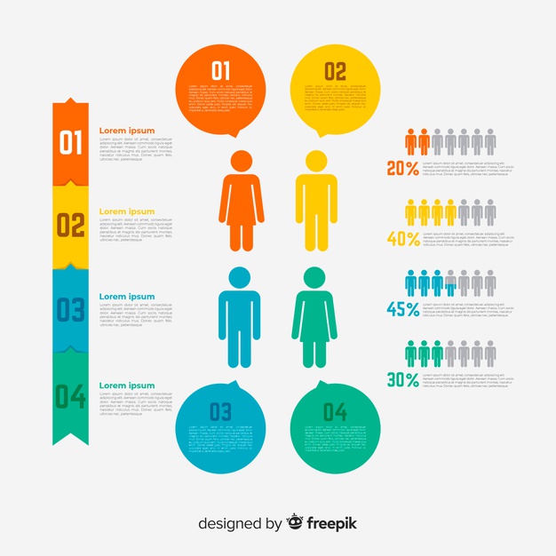 People Infographic Vector Free Download 626x626 People Infographic Vector Free Download