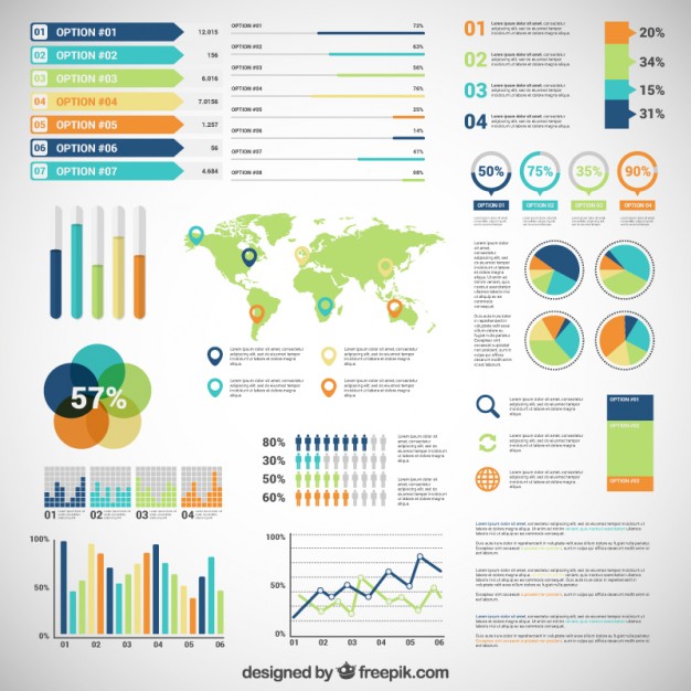 Infographic With Variety Of Diagrams Vector Free Download 626x626 Infographic With Variety Of Diagrams Vector Free Download