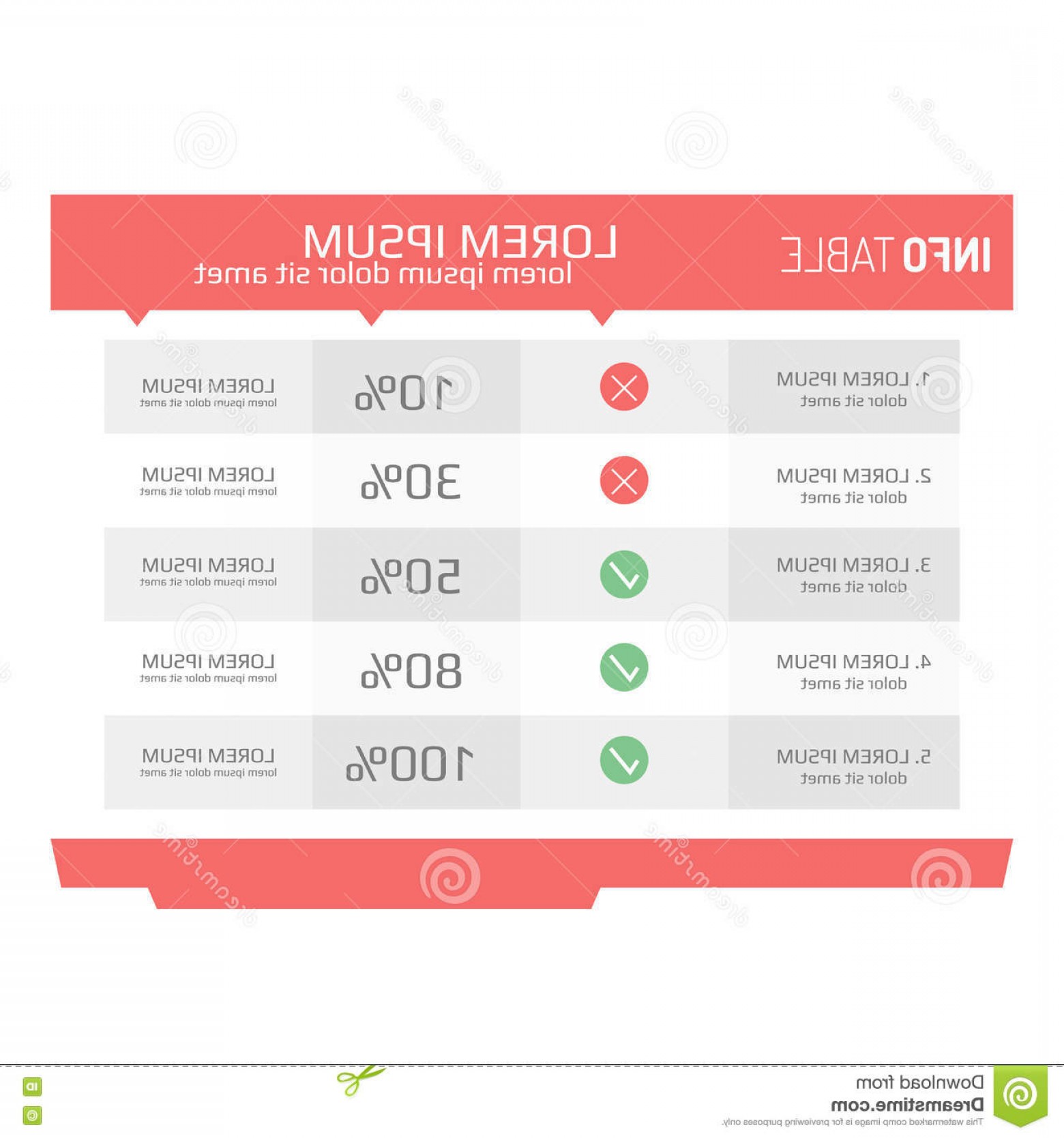 Stock Illustration Infographics Template Options Steps Rows Column 1560x1668 Stock Illustration Infographics Template Options Steps Rows Column
