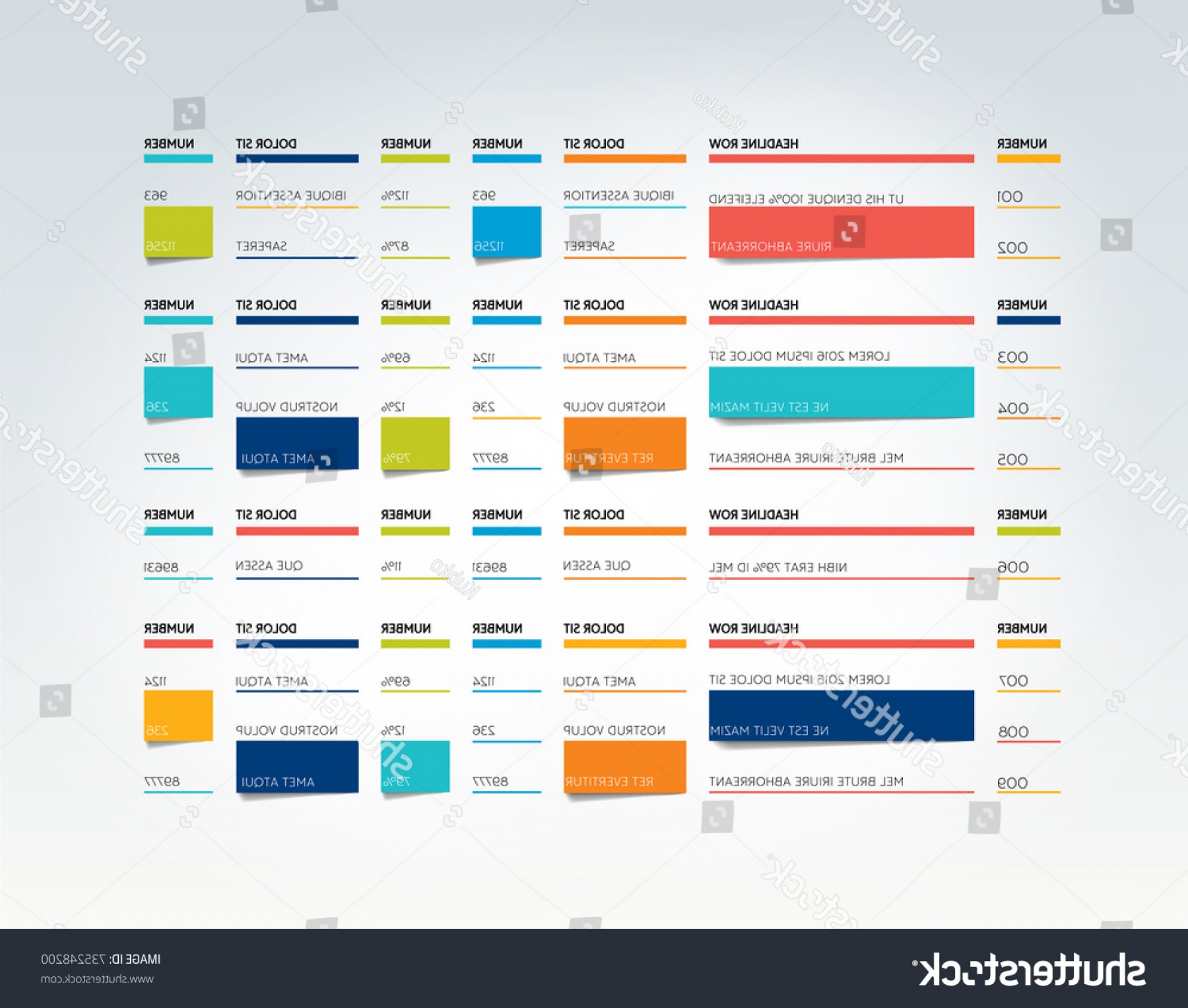 Table Schedule Tab Planner Infographic Design Stock Vector Royalty 1800x1527 Table Schedule Tab Planner Infographic Design Stock Vector Royalty