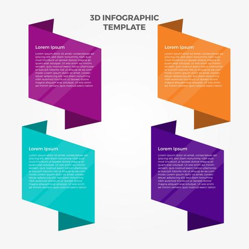 Flat Infographic Table Vector Template 490x490 Flat Infographic Table Vector Template