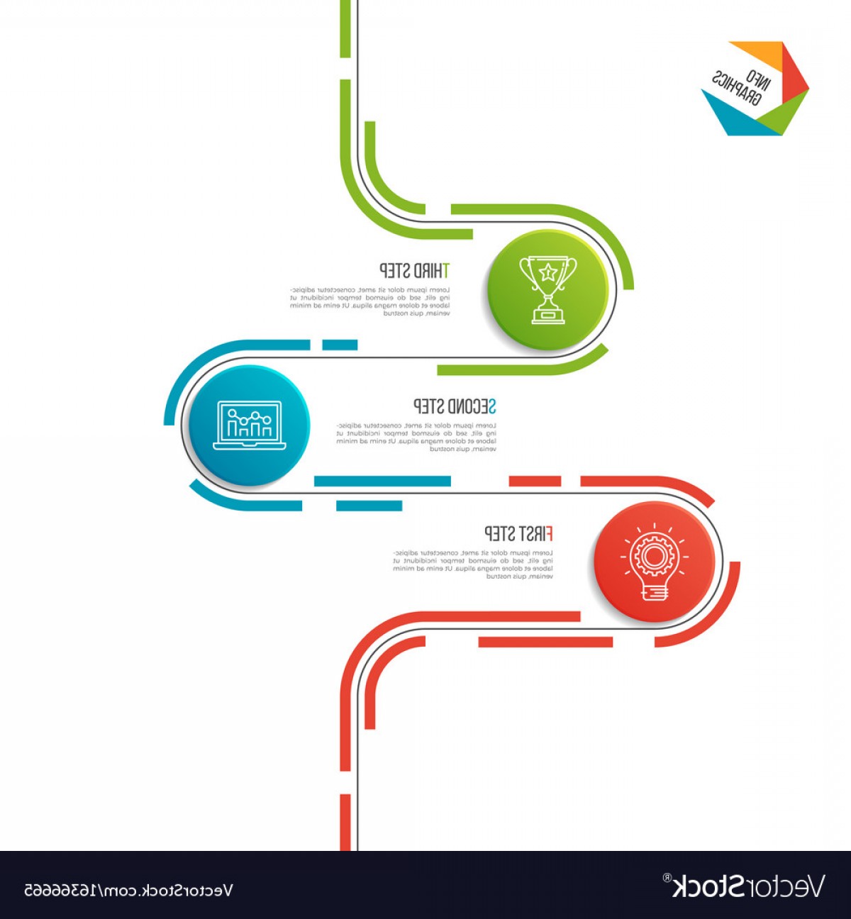 1200x1296 Abstract Steps Road Timeline Infographic Vector Handandbeak