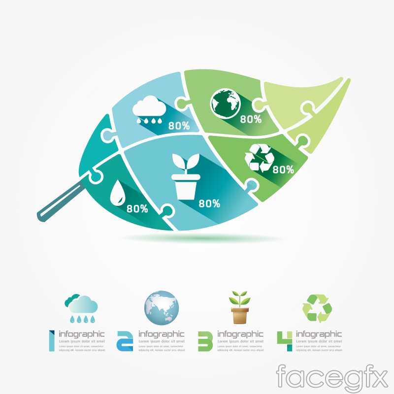 800x800 Best Free Infographic Vector Templates