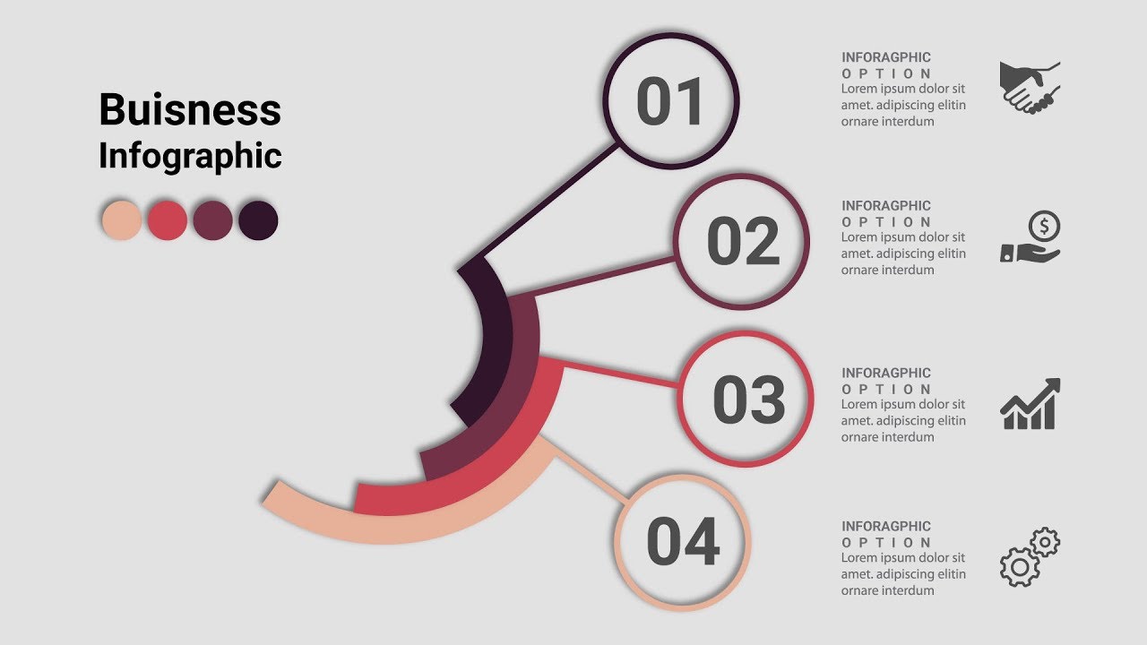 1280x720 Business Infographics Creative Design Vector Free Download