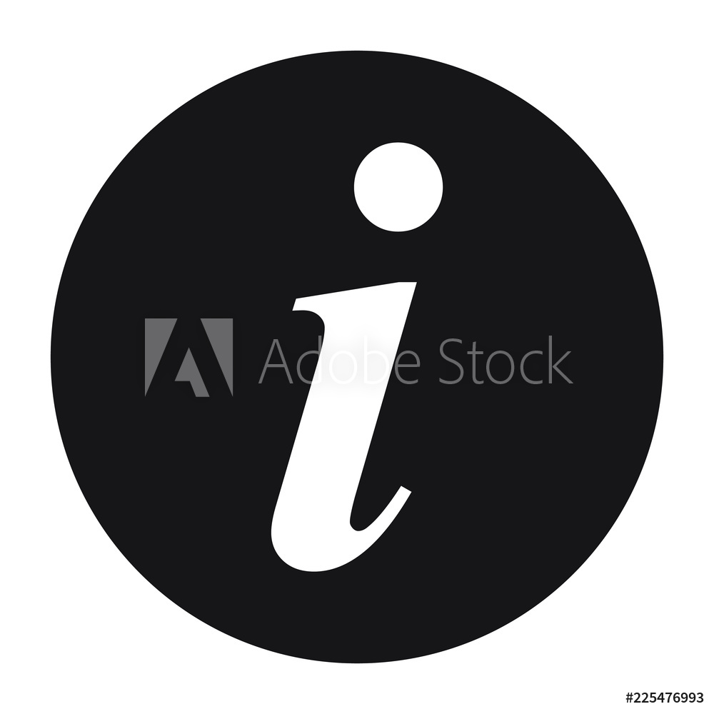 Photo Art Print Information Sign Icon, Info Icon, Letter I 1000x1000 Photo Art Print Information Sign Icon, Info Icon, Letter I