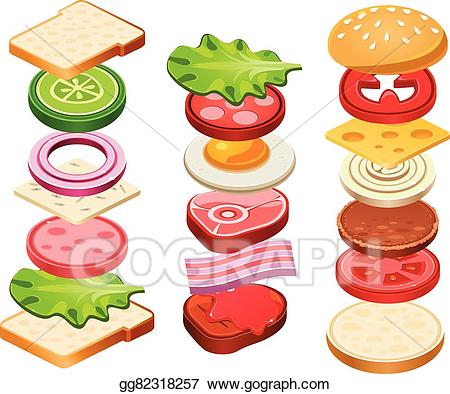 450x394 Sandwich Clipart Ingredients For Free Download And Use Images