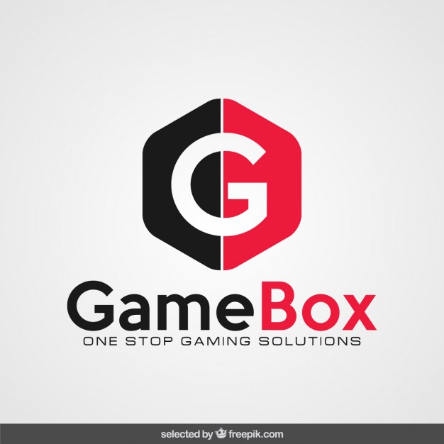 626x626 Red And Black Logo With Initial Vector Free Download