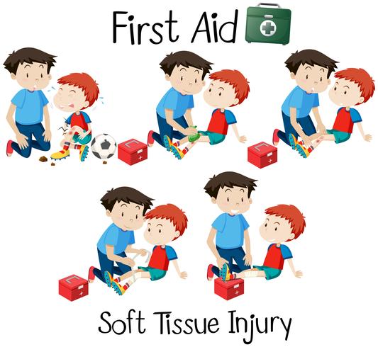 533x490 First Aid Soft Tissue Injury Vector