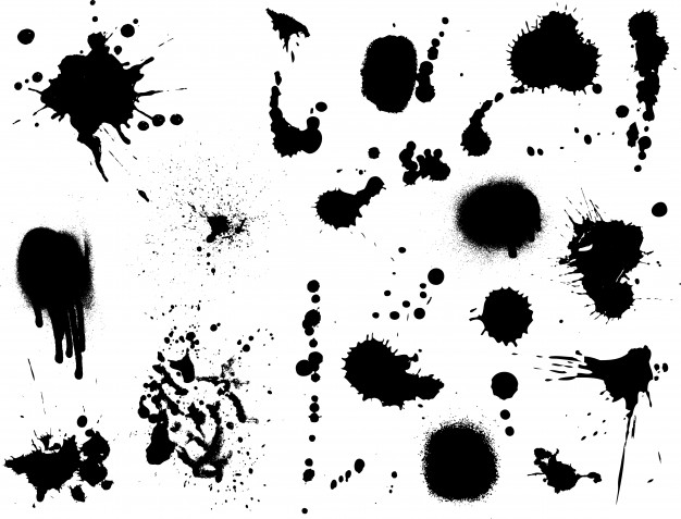 626x477 Ink Blot Vector Download