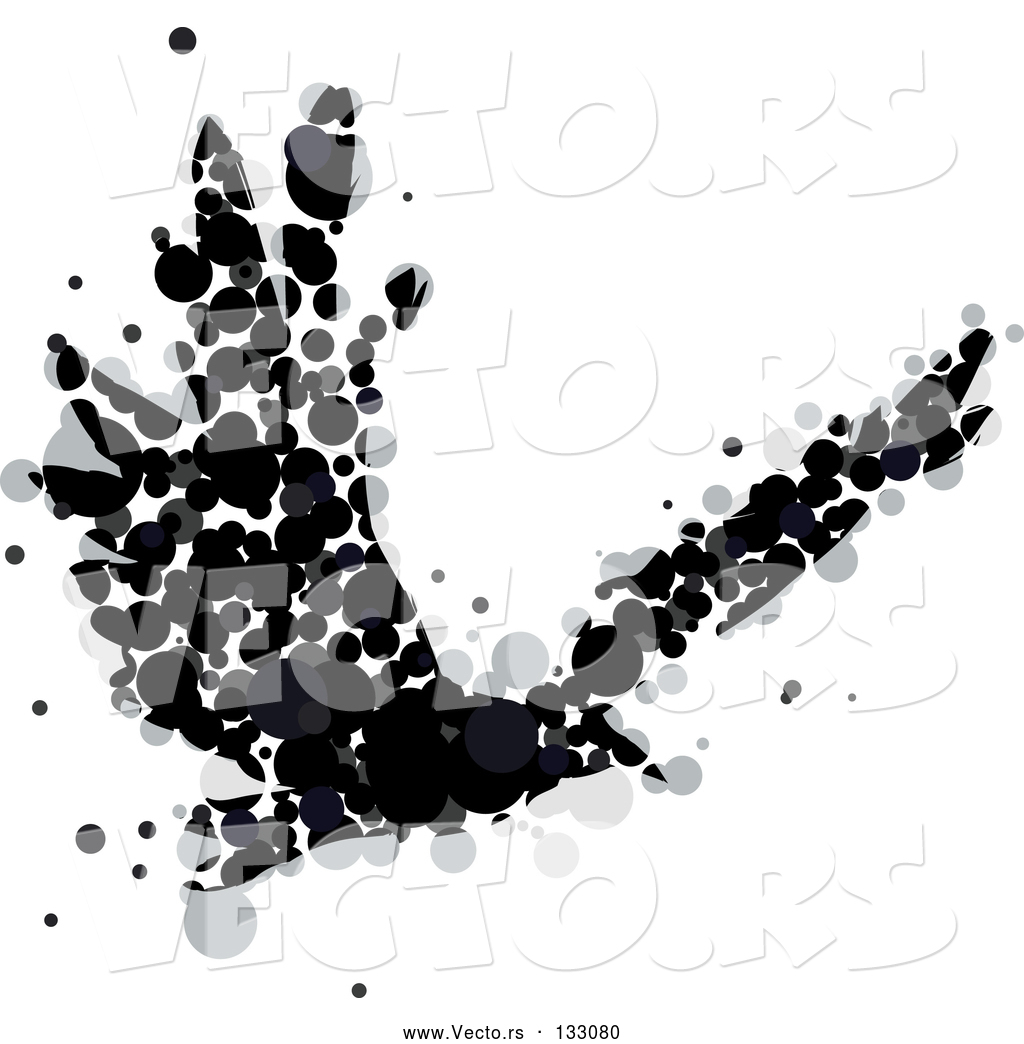1024x1044 Vector Of A Black Crow Or Raven Confidently Flying