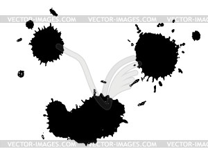 300x225 Black Ink Blot Set