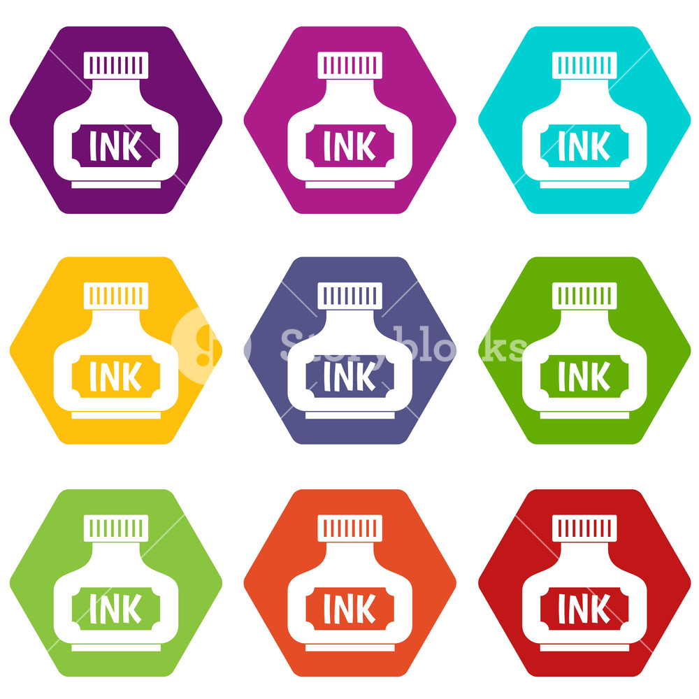 Ink Bottle Vector