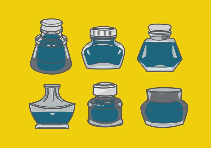700x490 Ink Bottle Vector