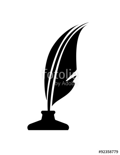 387x500 Pen And Ink Bottle Vector Symbol Stock Image And Royalty Free