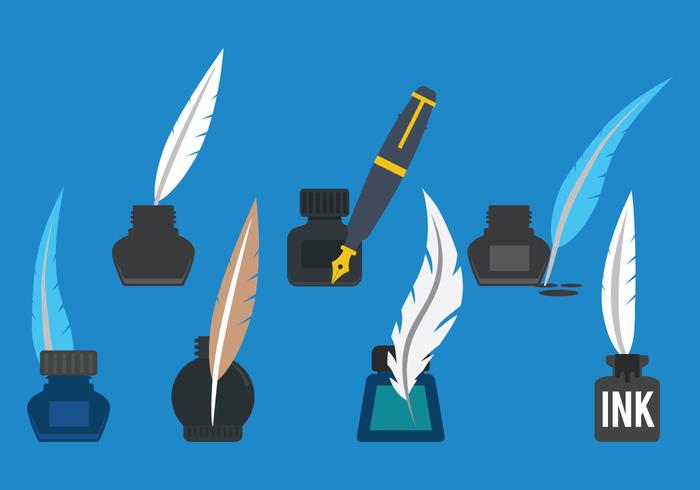 700x490 Ink Bottle Free Vector Art