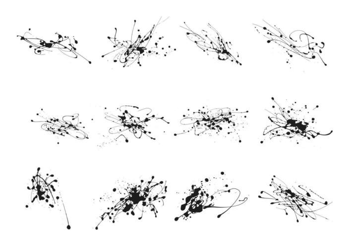 Splatter Ink Drop Vector Pack 700x490 Splatter Ink Drop Vector Pack