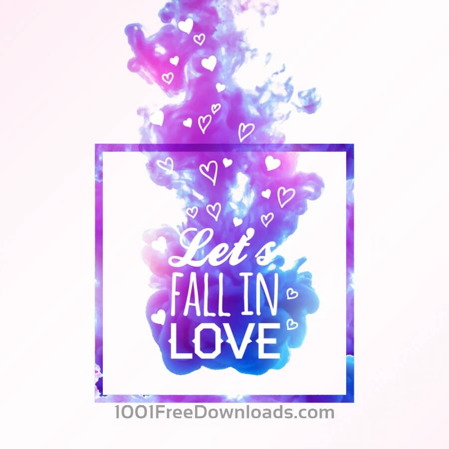 900x900 Free Vectors Abstract Cloud Of Ink In Water And Love Typography