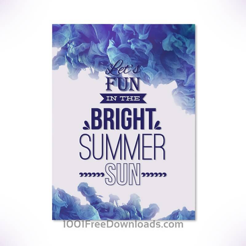 800x800 Free Vectors Ink In Water Cover Brochure Abstract