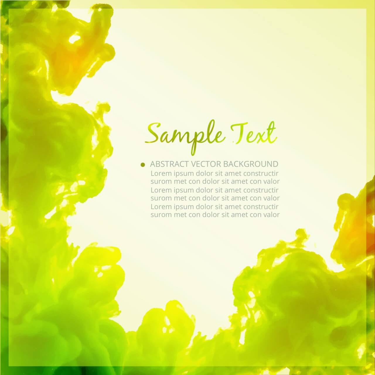 1280x1280 Free Vector Abstract Cloud Of Ink In Water