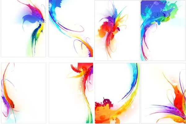 600x401 Material Pattern Water Color Ink Marks Graphics Collection My