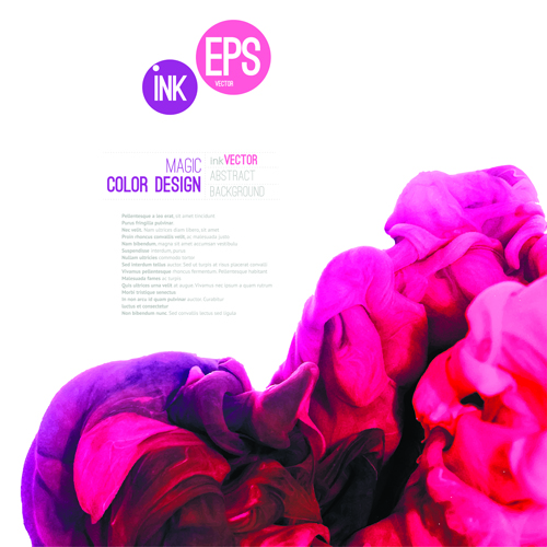 500x500 Colored Ink Water Cloud Background Vector Free Download