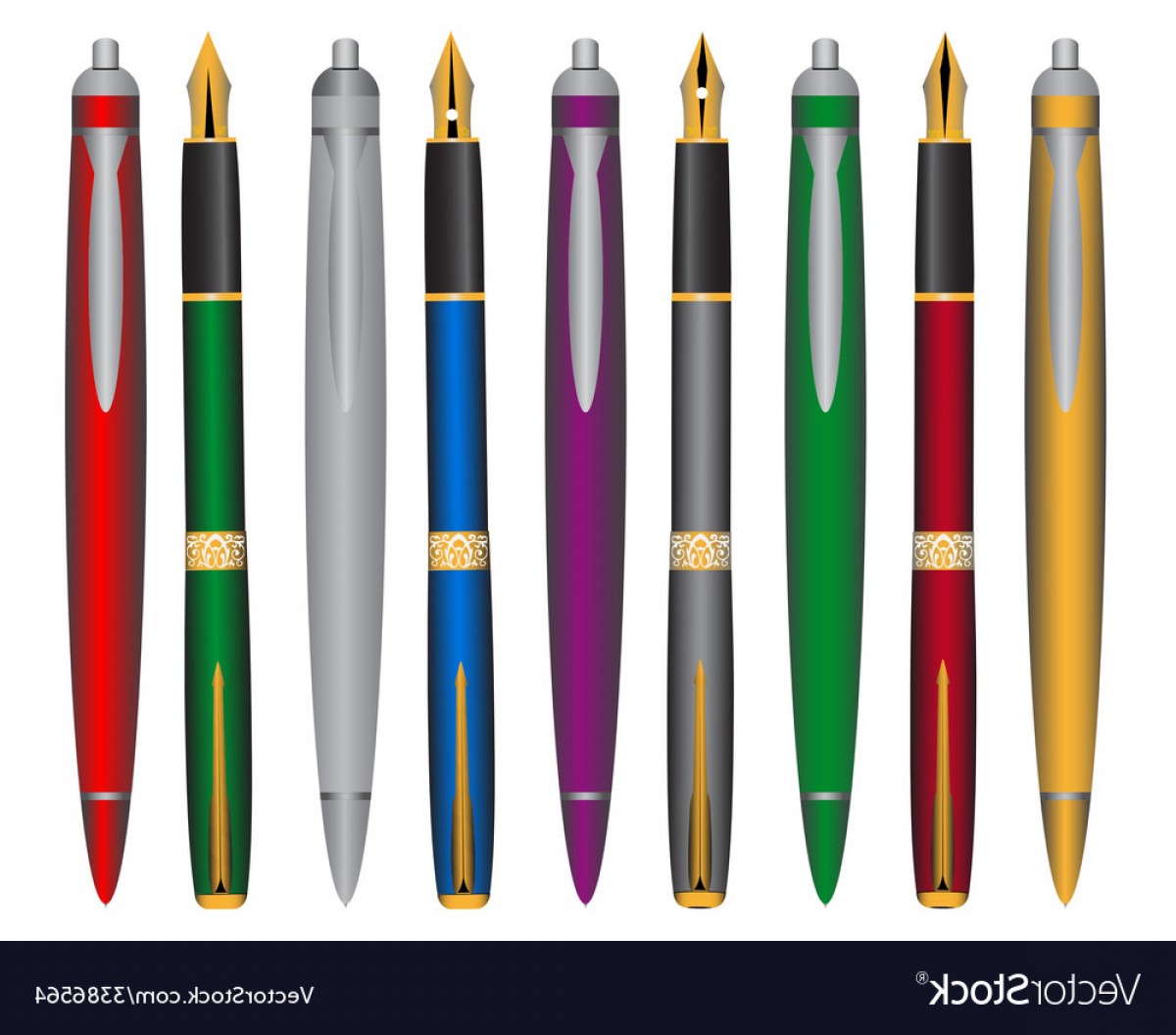 1200x1056 Pen And Ink Pens Vector Soidergi