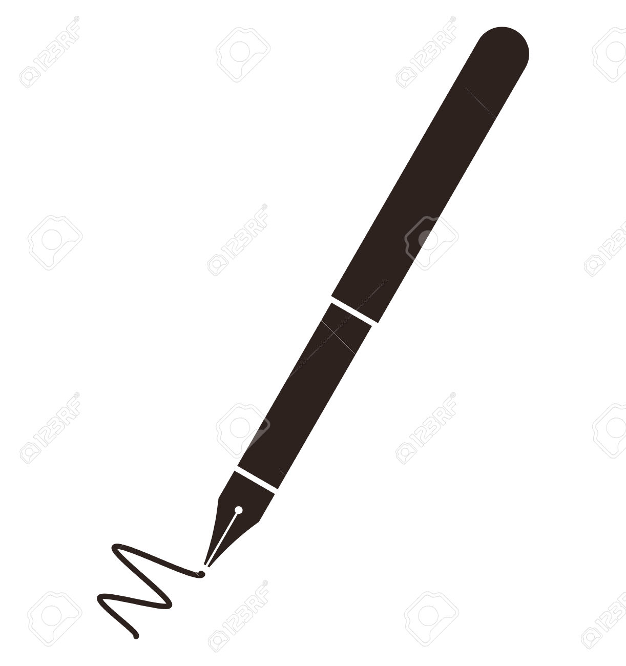 1222x1300 Pen Outline Clipart