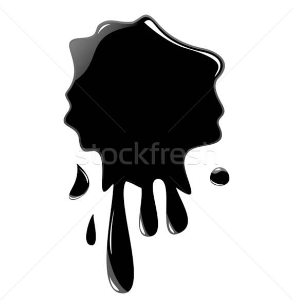 570x600 Illustration Of Black Ink Splash Vector Illustration Oleg