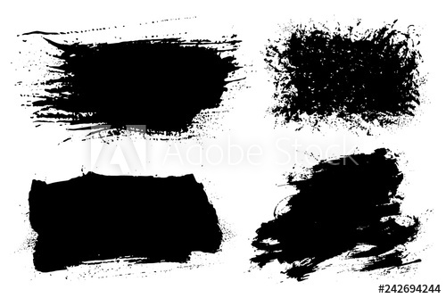 500x334 Grunge Stains Set Ink Splatter Backgrounds Collection Spray