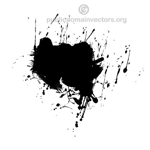 500x500 Paint Ink Splatter Vector Graphics