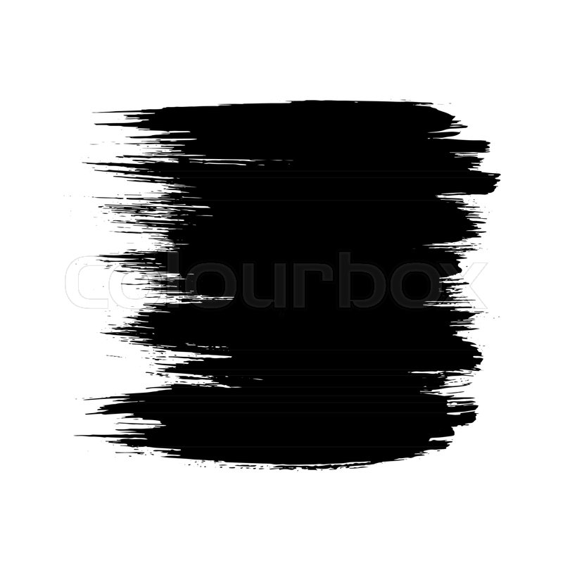 800x800 Ink Vector Dry Brush Stroke Vector Stock Vector Colourbox