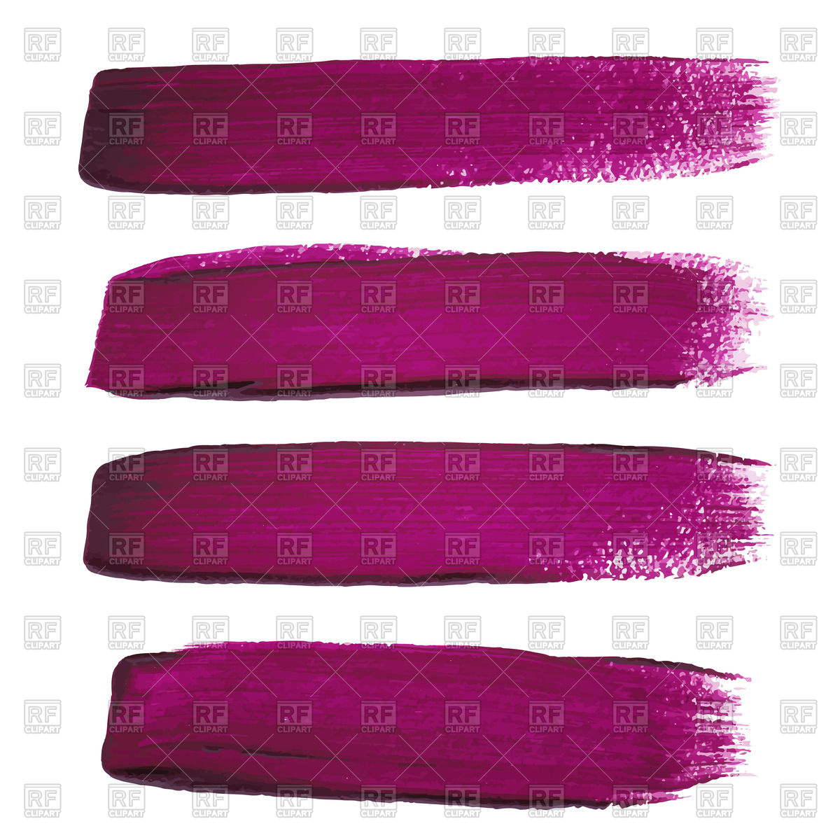 1200x1200 Purple Ink Brush Strokes Vector Image Of Design Elements