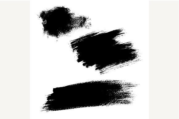 580x386 Set Of Ink Brush Stroke Vector Graphics Set Of Ink Brush Stroke