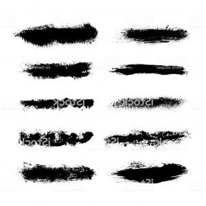 300x300 Wide Vector Strokes Acrylic Brush Line Hand Painted Design