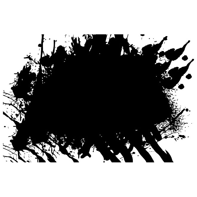 660x660 Grunge Ink Spill Vector
