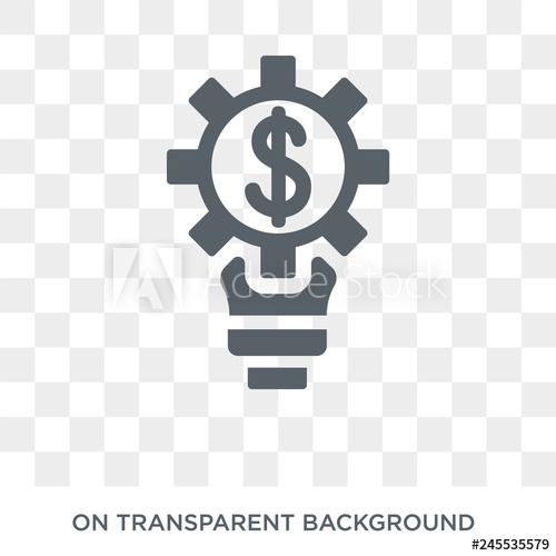500x500 Fintech Innovation Icon Trendy Flat Vector Fintech Innovation