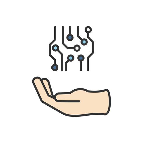 490x490 Illustration Of Technology Innovation Icon