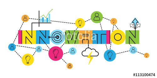 500x250 Innovation Vector Line Icons Stock Image And Royalty Free Vector