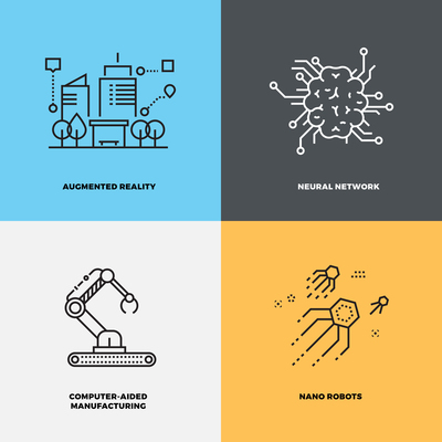 400x400 Page Innovation On Curated Vector Illustrations, Stock Royalty