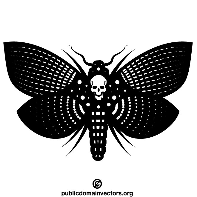 660x660 Hawkmoth Insect Vector Clip Art
