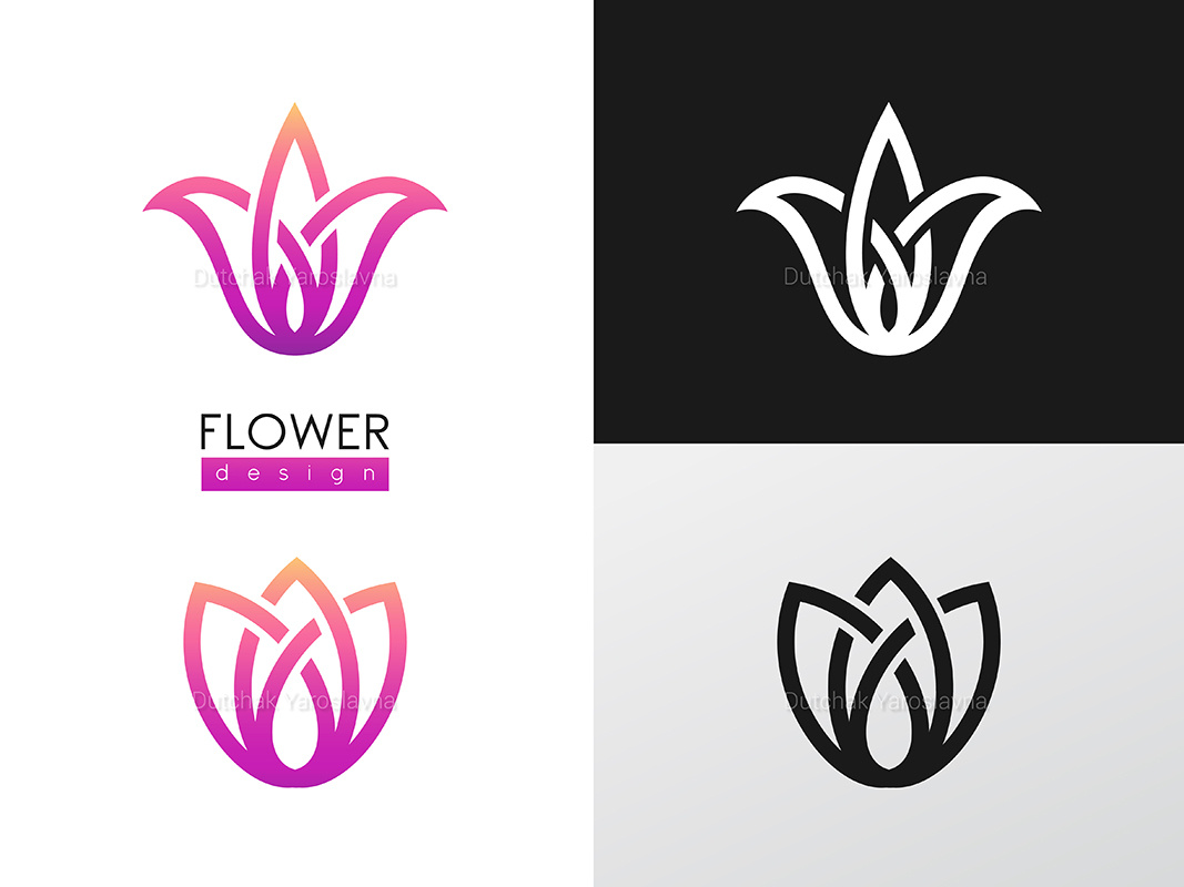 Creative Flower Inspiration Vector Logo Design Template 1067x800 Creative Flower Inspiration Vector Logo Design Template