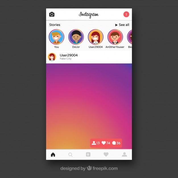 Instagram Frame Vector at Collection of Instagram